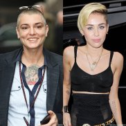 Sinead O'Connor and Miley Cyrus